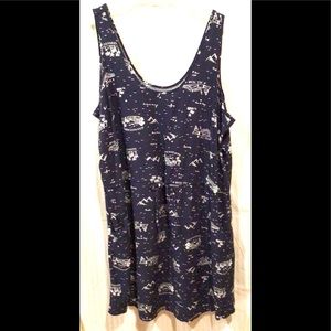 Gap NWT Beach-Themed Dress Size XXL